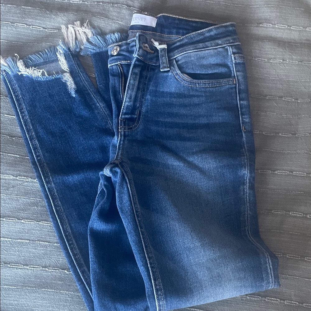 VERVET Women's Blue Skinny Jeans